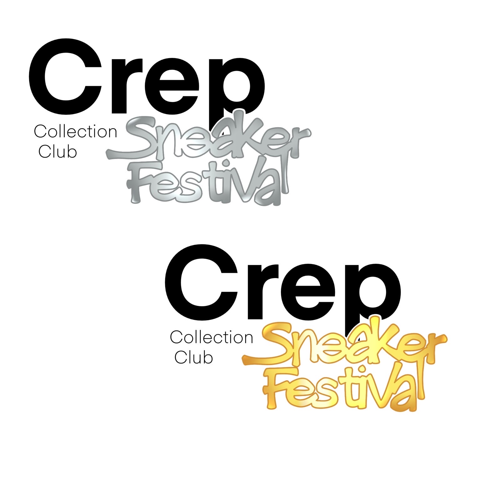 Crep and Sneaker Festival identity studies